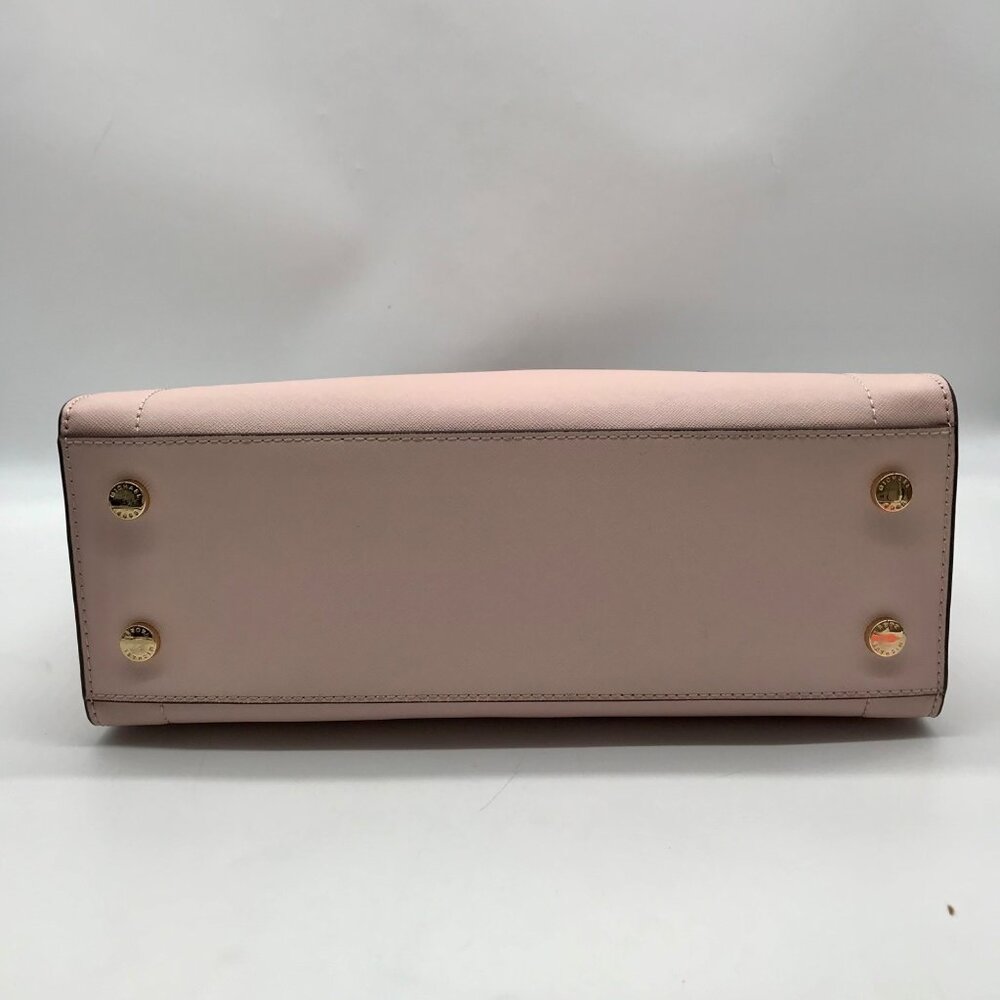 Michael Kors Blush Pink Saffiano Leather Rayne Satchel Bag - Picture 5 of 10